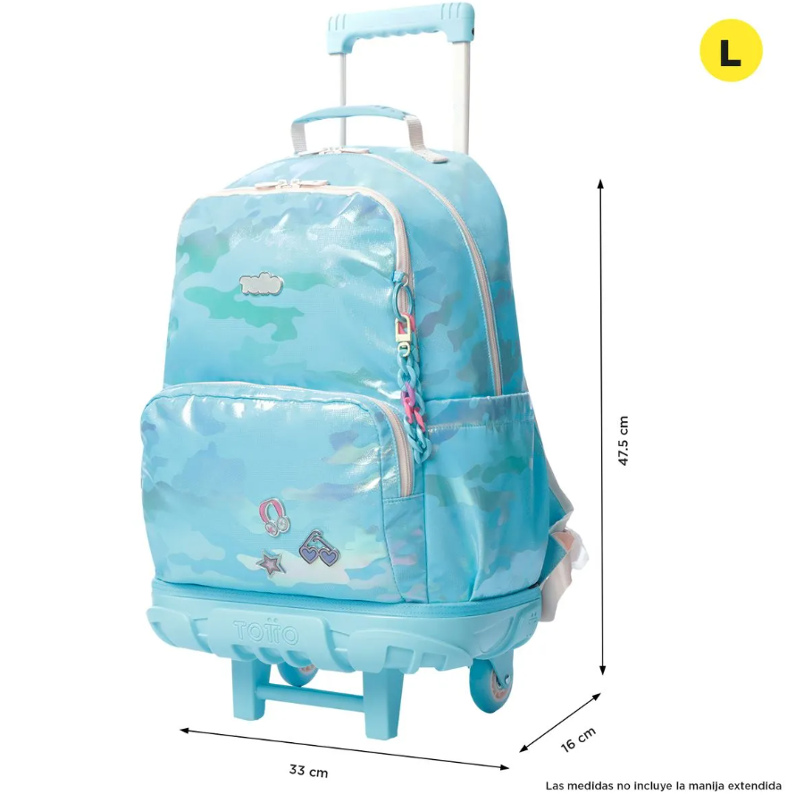 MOCHILA RUEDAS BOMPER MAJESTIC L