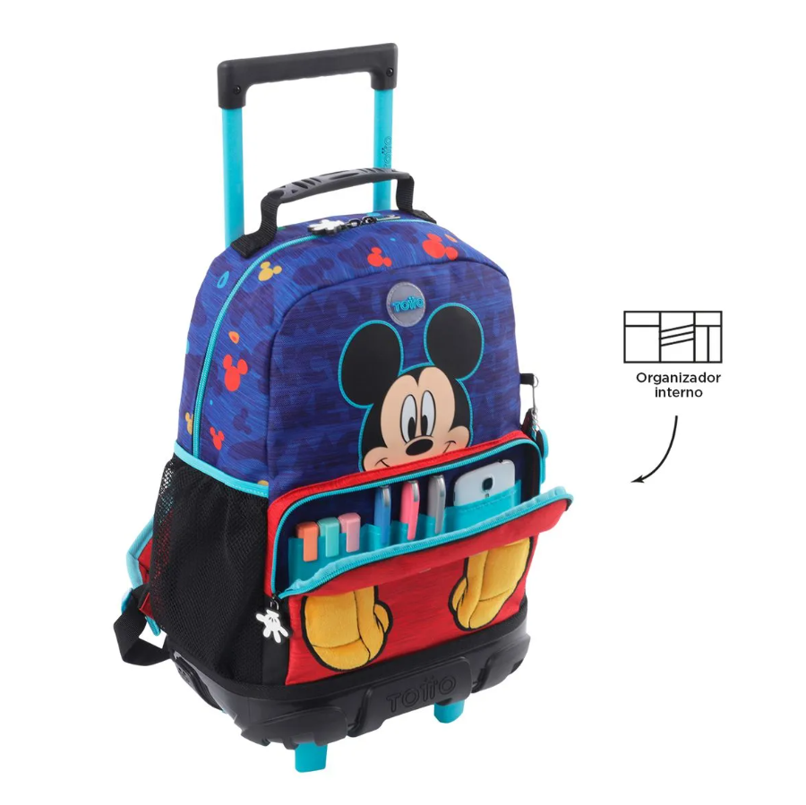 MOCHILA RUEDAS BOMPER MICKEY M