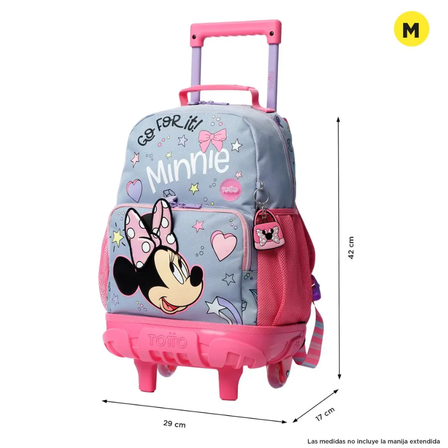 MOCHILA RUEDAS BOMPER MINNIE M