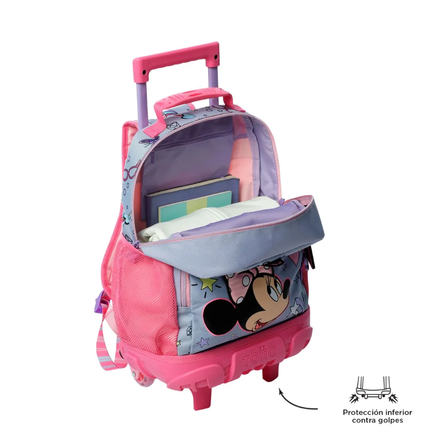 MOCHILA RUEDAS BOMPER MINNIE M