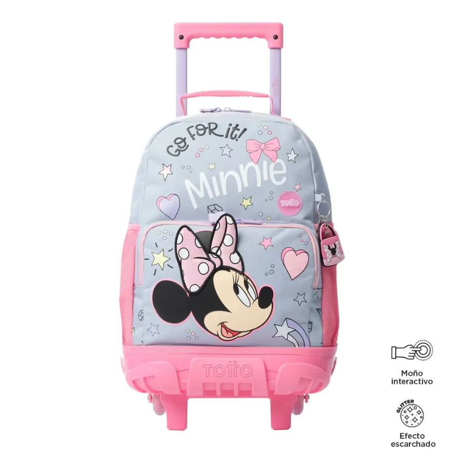 MOCHILA RUEDAS BOMPER MINNIE M