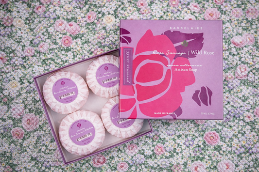 PROVENCE SANTÉ GIFT BOX 4 BAR 2.7 OZ-WILDROSE