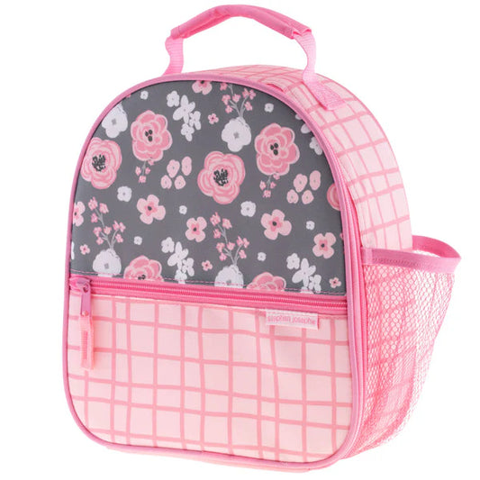 SJ ALL OVER PRINT LUNCHBOX CHARCOAL FLOWER