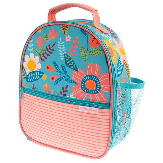 SJ ALL OVER PRINT LUNCHBOX TURQUOISE FLORAL