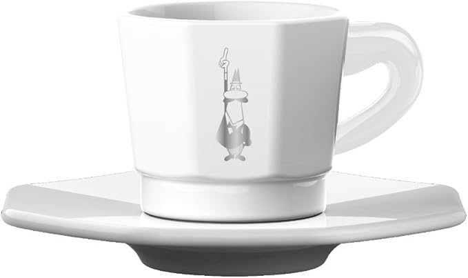 BIALETTI SET OF 4  CUPS- WHITE