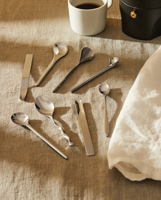 Alessi Set of 8 Coffee Spoons