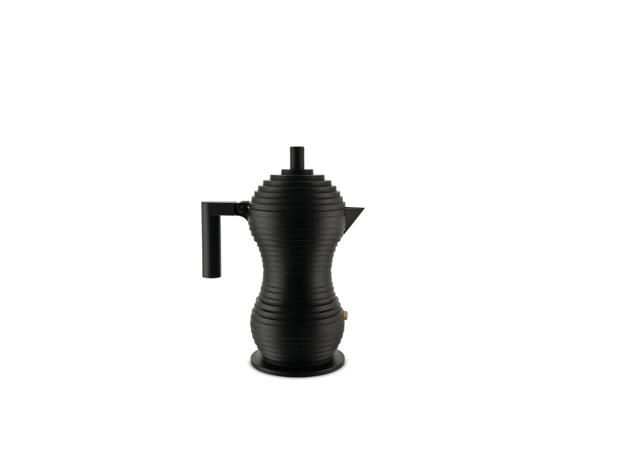 Alessi Pulcina Coffee Maker 3 cups - Black