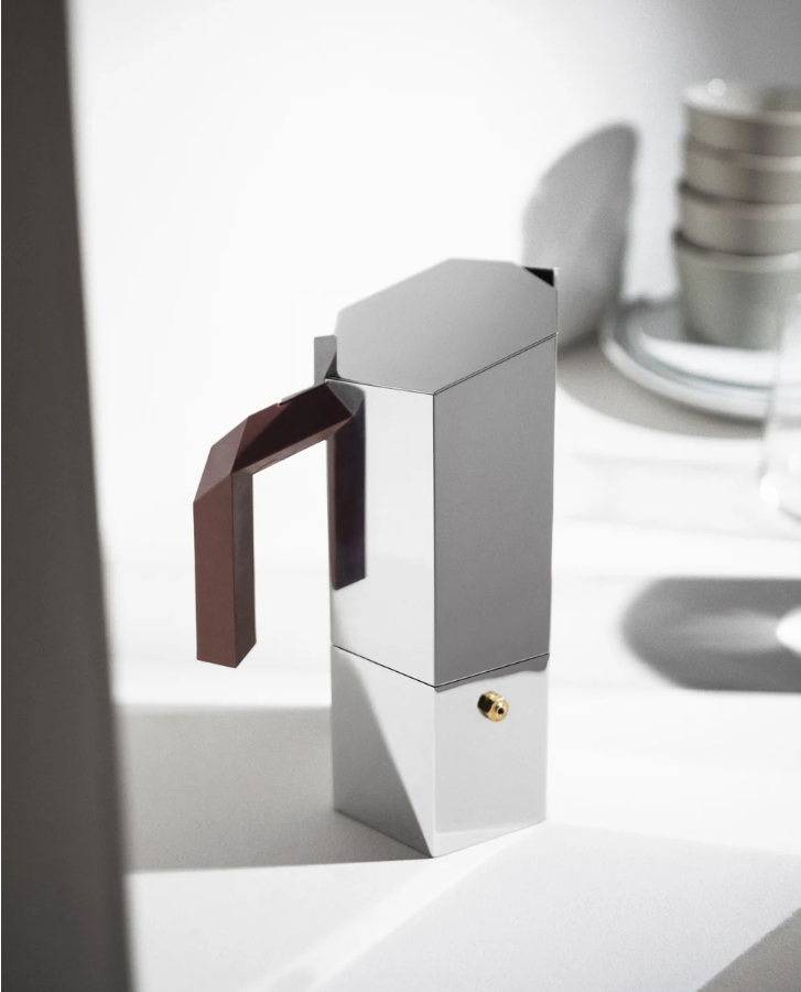 Alessi Menhir Expresso Coffee Maker by Michael Anastassiades- 6 cups