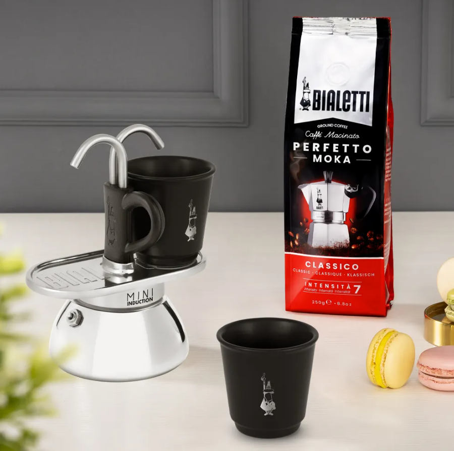 MINI INDUCTION 2CUP BLACK +2BICC