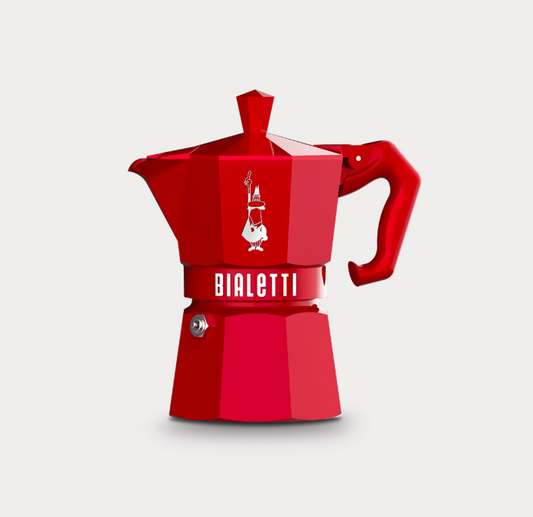 BIALETTI MOKA EXCLUSIVE 3 CUP RED