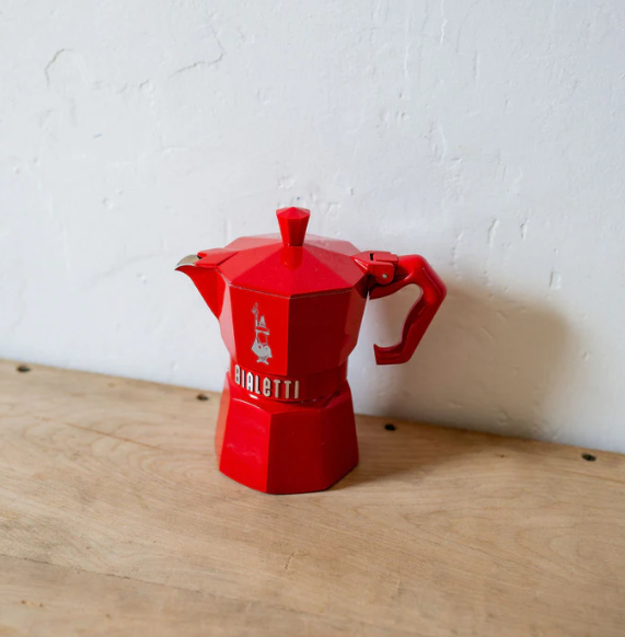 BIALETTI MOKA EXCLUSIVE 3 CUP RED
