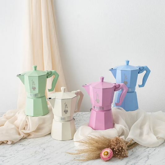BIALETTI MOKA EXCLUSIVE 3 CUP BLUE