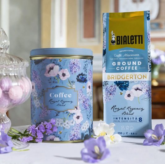 BIALETTI BRIDGERTON GIFT TIN ROYAL REGENCY GROUND COFFEE