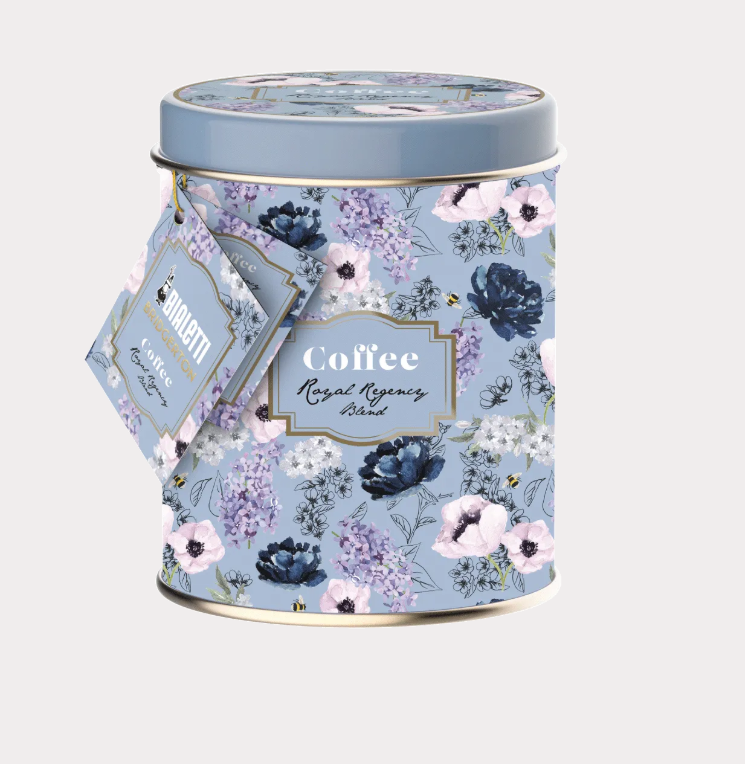 BIALETTI BRIDGERTON GIFT TIN ROYAL REGENCY GROUND COFFEE