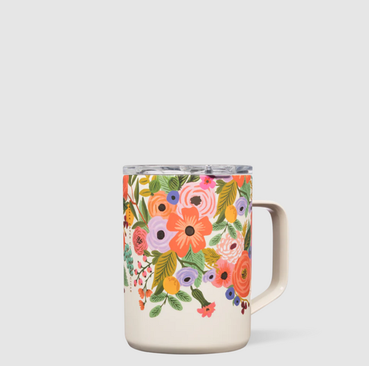 MUG-16OZ RIFLE PAPER-GARDEN PARTY CREAM