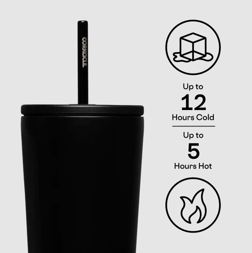 COLD CUP 24 OZ MATTE BLACK