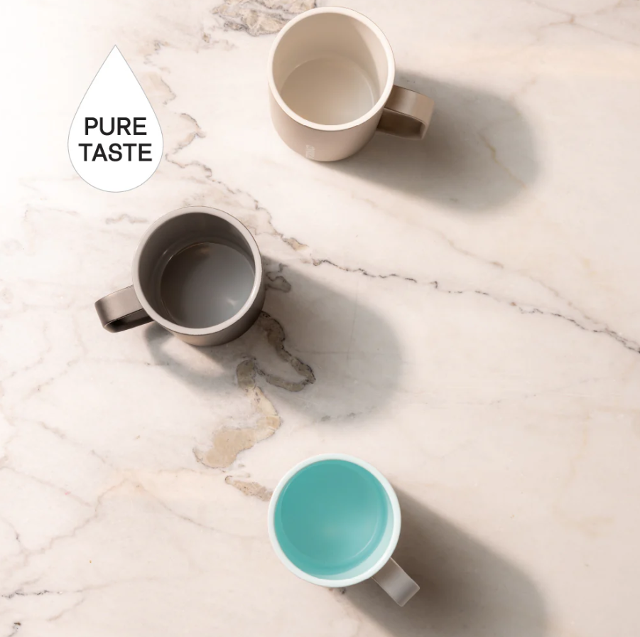 PURE TASTE MUG 16 oz CERAMIC SLATE/GREY