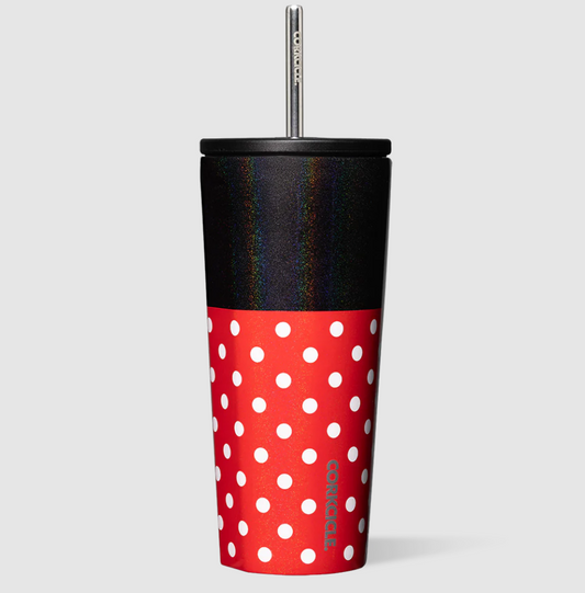 COLD CUP-24OZ DISNEY MINNIE-POLKA DOT RED