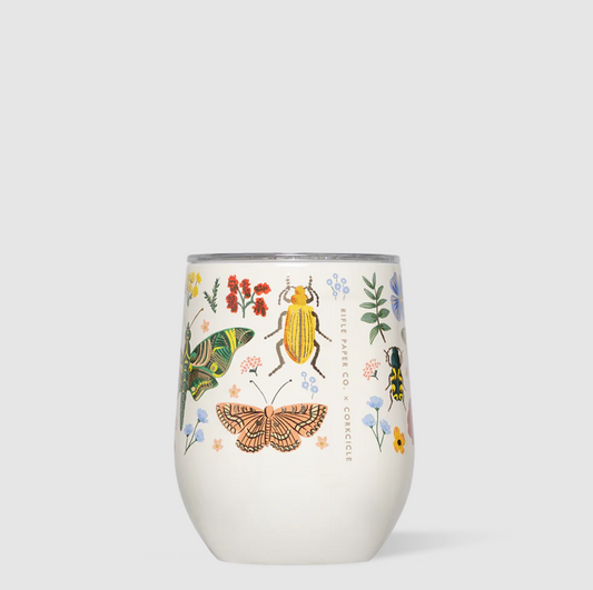 STEMLESS-12OZ RIFLE PAPER-CURIO CREAM