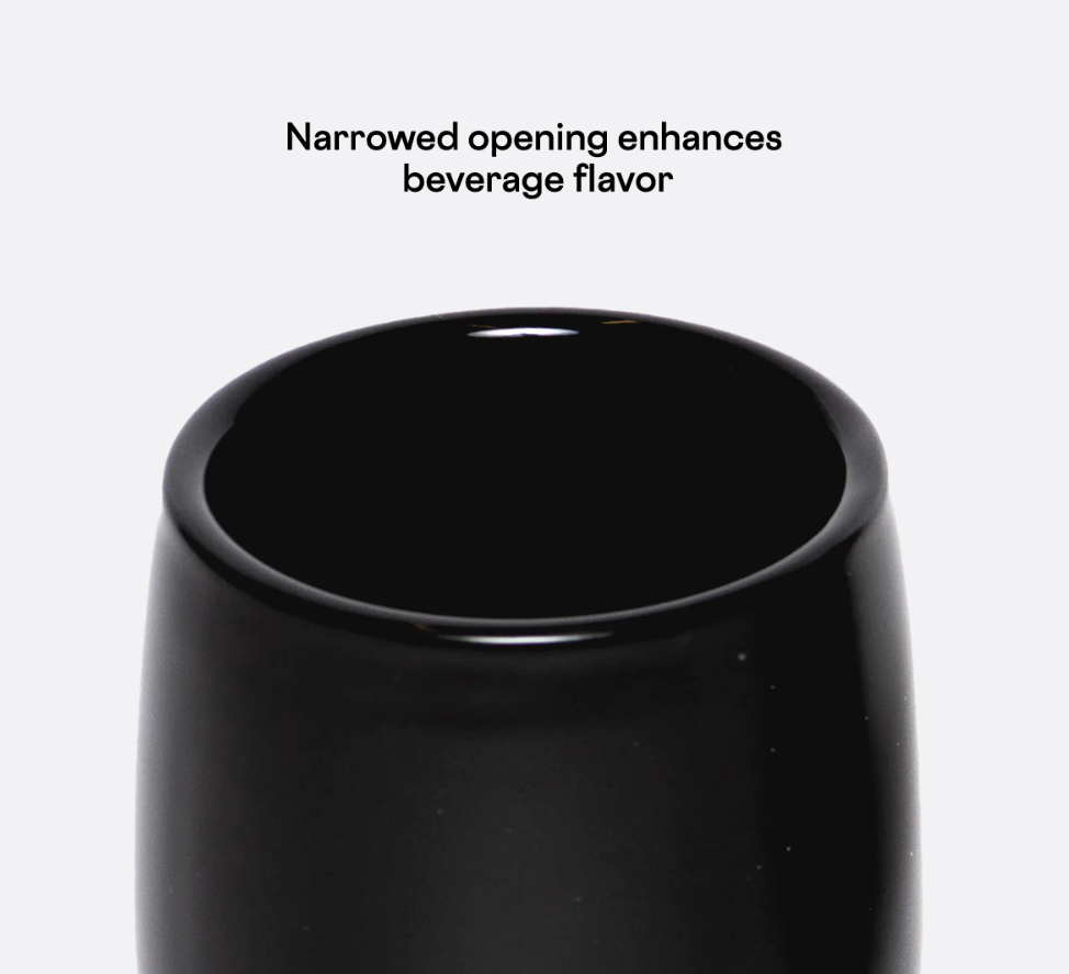 CAFE CUP 8OZ - MATTE BLACK