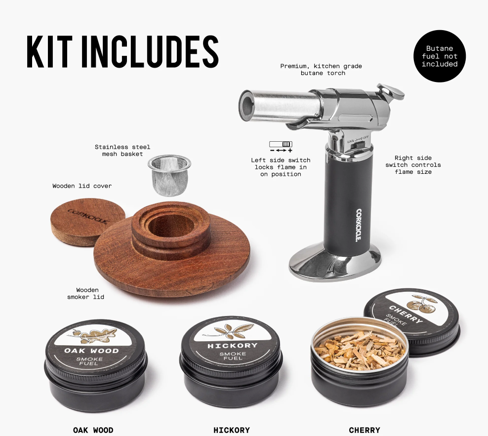 Corkcicle Whiskey Smoking Kit