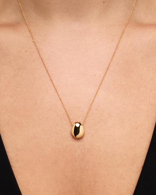 ANA LUISA GOLD PENDANT NECKLACE- PEBBLE