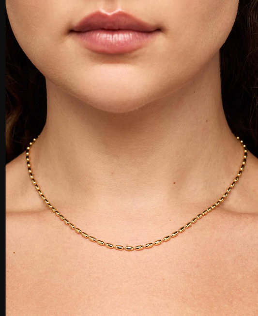 ANA LUISA BALL CHAIN NECKLACE- CAPRI