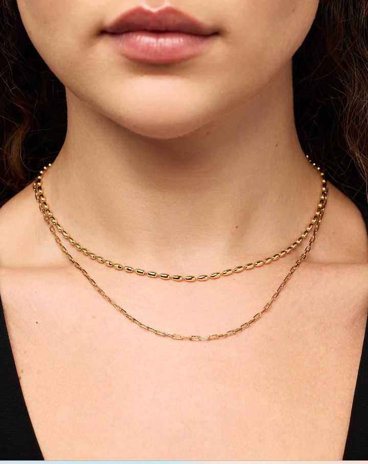 ANA LUISA BALL CHAIN NECKLACE- CAPRI