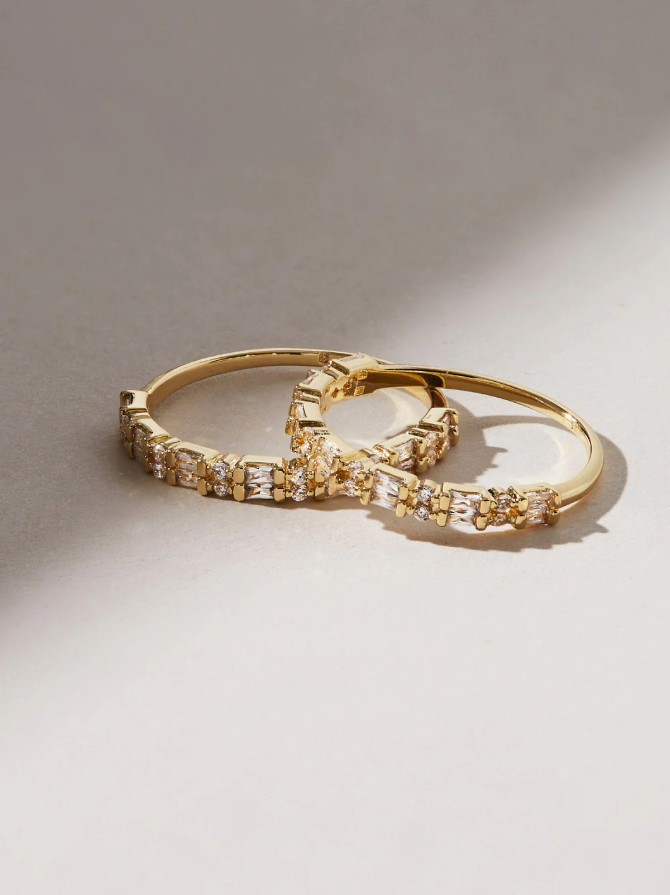 ANA LUISA STACKABLE RING- DARCY SIZE 6