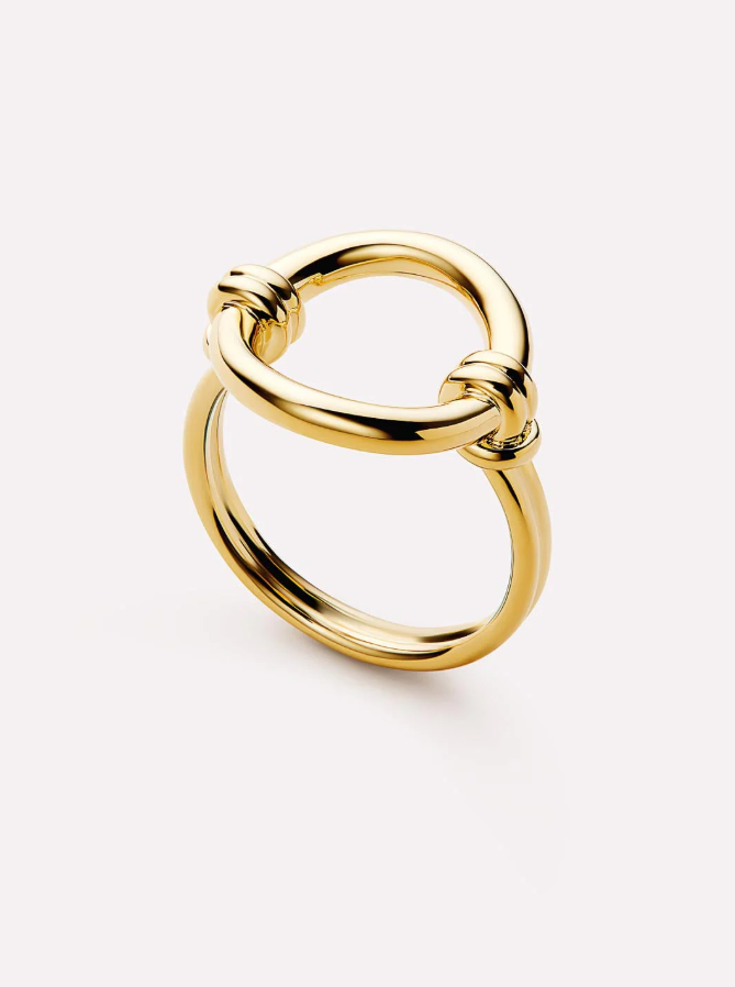 ANA LUISA REMI GOLD RING SIZE 7