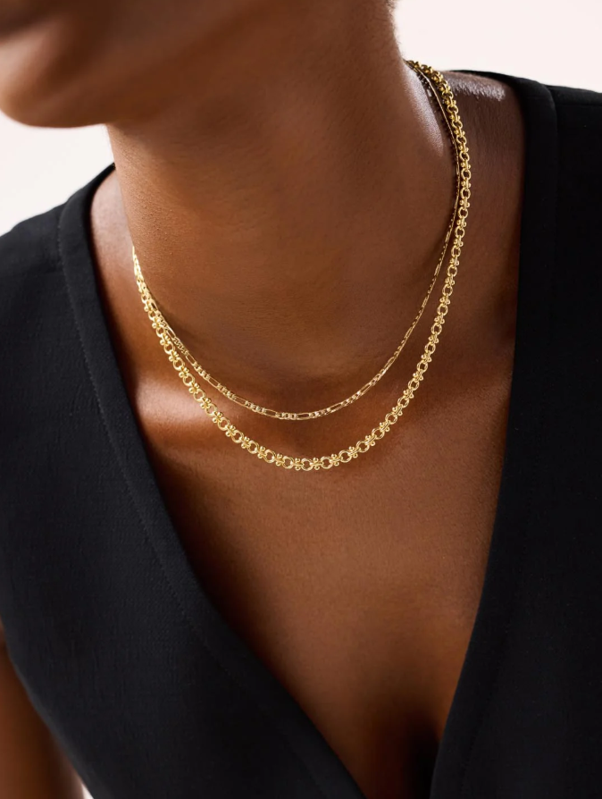 ANA LUISA THICK GOLD CHAIN NECKLACE- HAYDEN