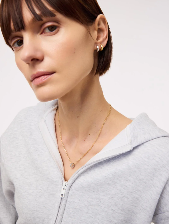 ANA LUISA GOLD PENDANT NECKLACE- JASPER
