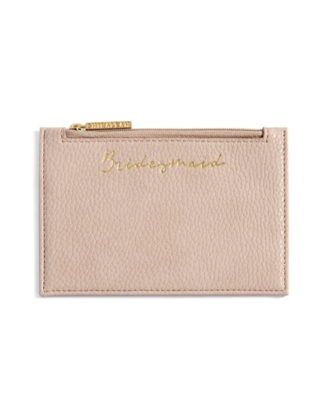 BRIDEMAID CARD CASE BLUSH