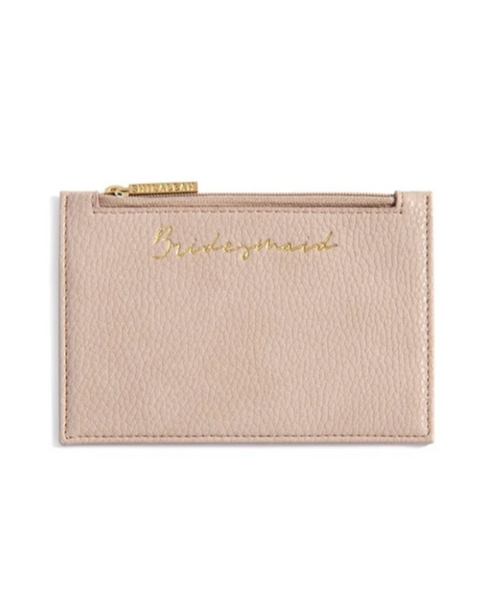 BRIDEMAID CARD CASE BLUSH