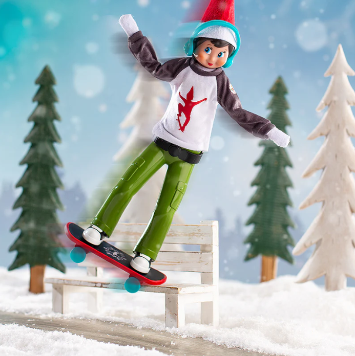 MAGIFREEZ HOLLY JOLLY OLLIE SKATEBOARD SET