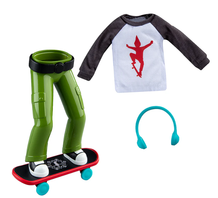 MAGIFREEZ HOLLY JOLLY OLLIE SKATEBOARD SET