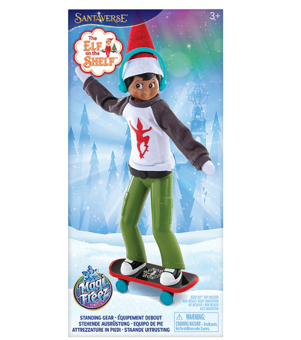 MAGIFREEZ HOLLY JOLLY OLLIE SKATEBOARD SET