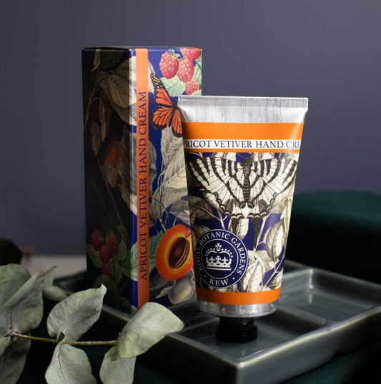 KEW GARDENS HAND CREAM APRICOT VELTIVER