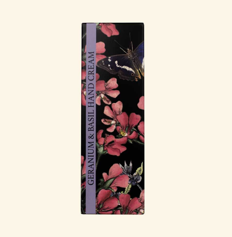 KEW GARDENS HAND CREAM GERANIUM & BASIL