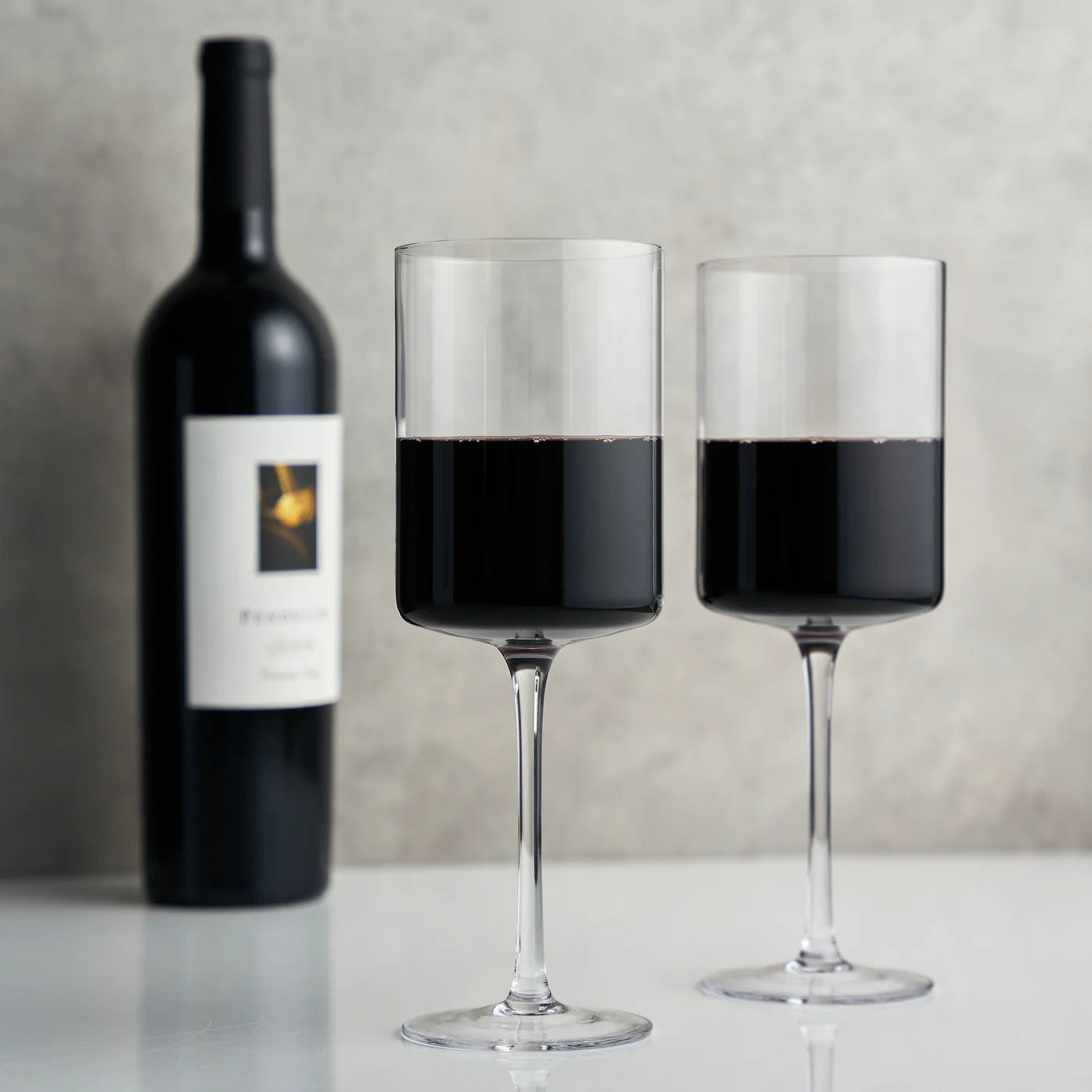 LAUREL CRYSTAL RED WINE GLASSES SET OF 2