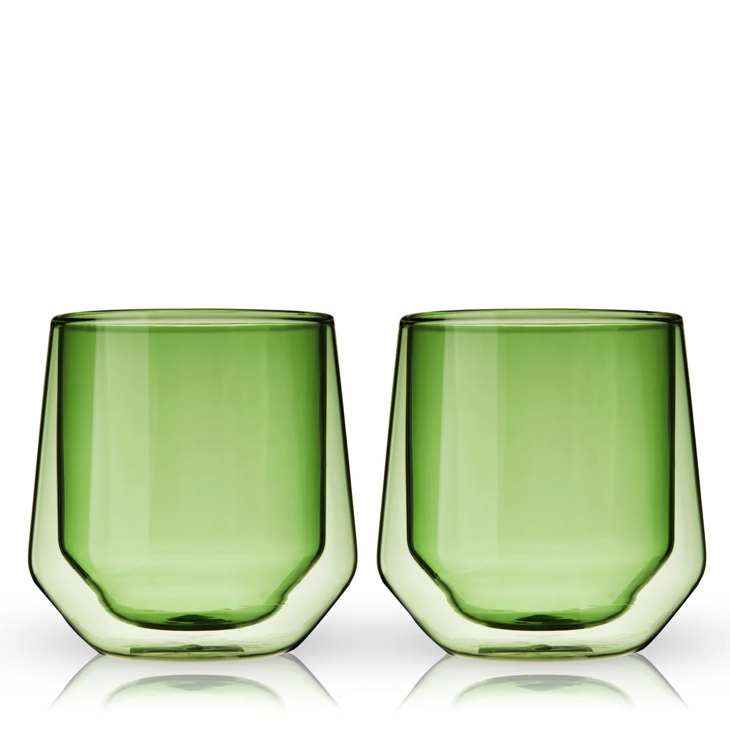 DOUBLE WALLED AURORA TUMBLERS IN GREEN (2)