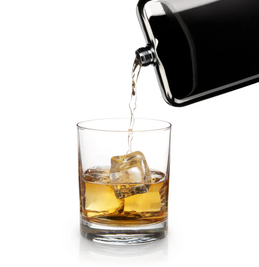 WARREN 6OZ GUNMETAL FLASK BY VISKI