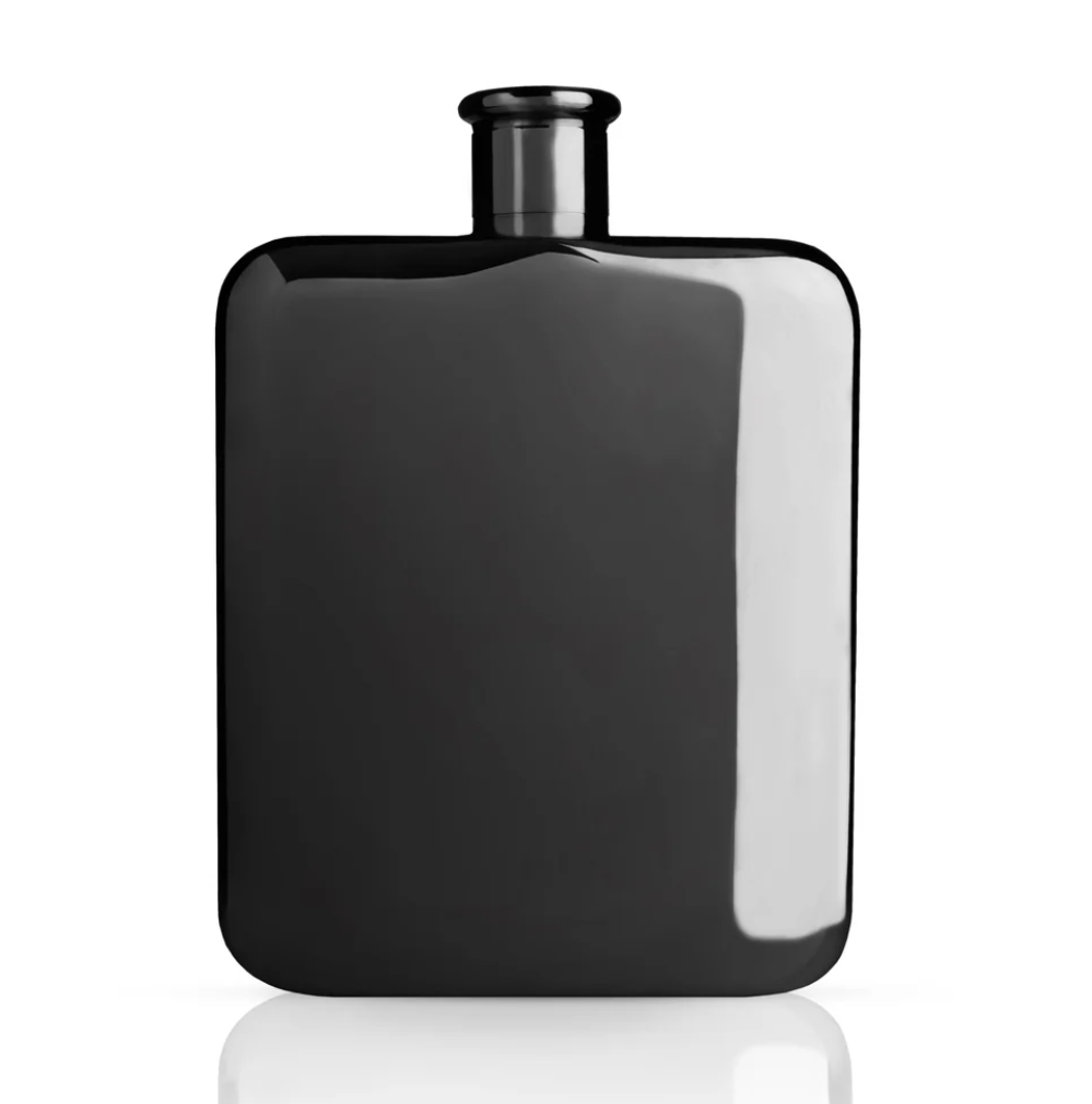WARREN 6OZ GUNMETAL FLASK BY VISKI
