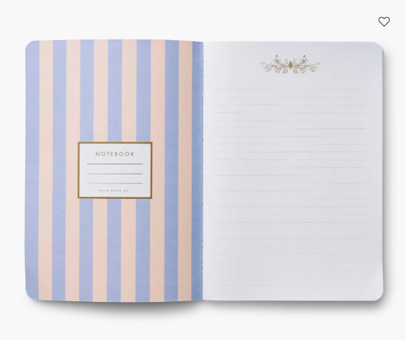SET OF 3 HYDRANGEA  NOTEBOOKS