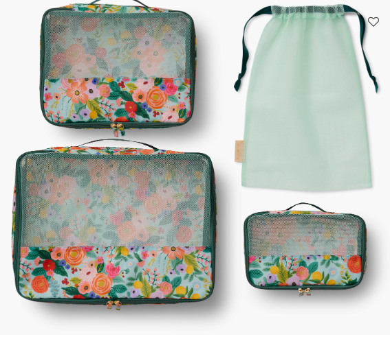 GARDEN PARTY PACKING CUBE SET