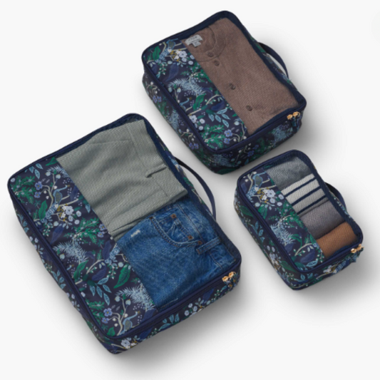 PEACOCK PACKING CUBE SET