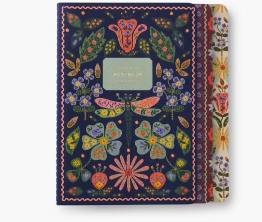 SET 3 OF POSY NOTEBOOKS