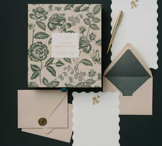 ENGLISH ROSE LETTER WRITING SET