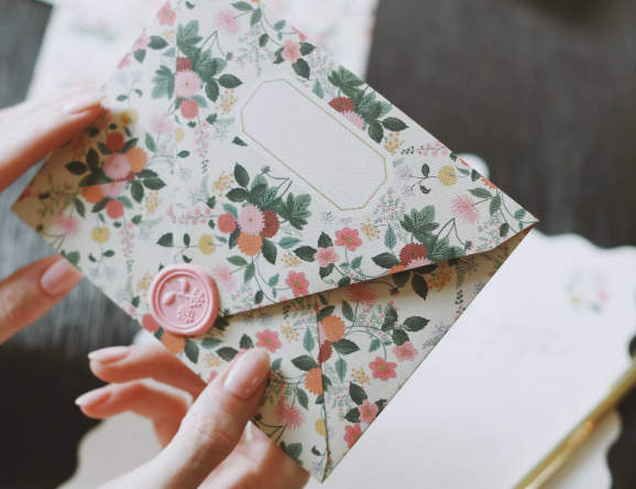 DHALIA LETTER WRITING SET