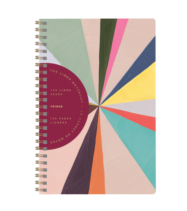 COLOR WHEEL SLIM PAPERBACK SPIRAL JOURNAL